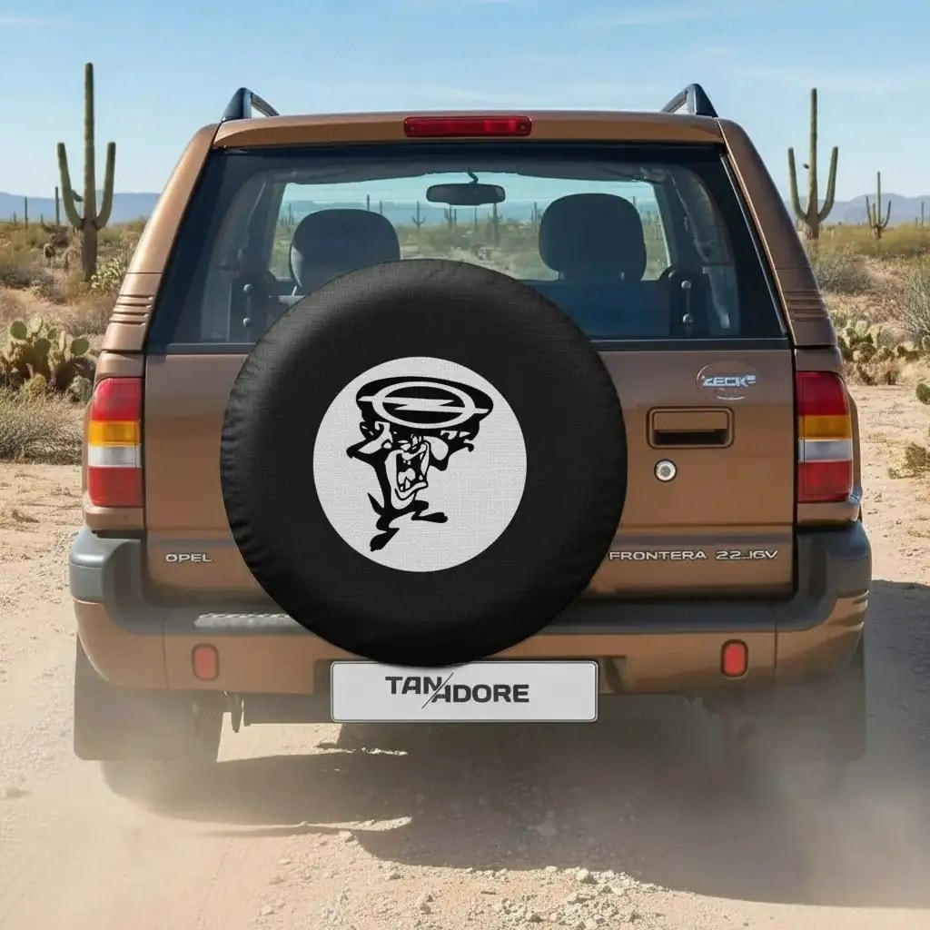 Tasmanian Devil Opel Logo Spare Wheel Tire Cover